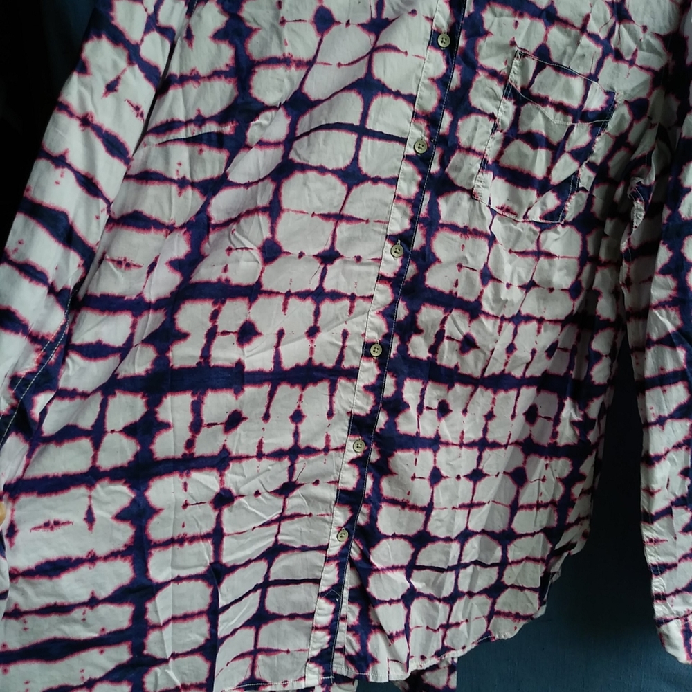 Stylus Women's SZ XL Long Sleeve Button Up Top - Picture 2 of 7